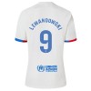 Maillot de Supporter FC Barcelone Lewandowski 9 Extérieur 2023-24 Pour Homme
